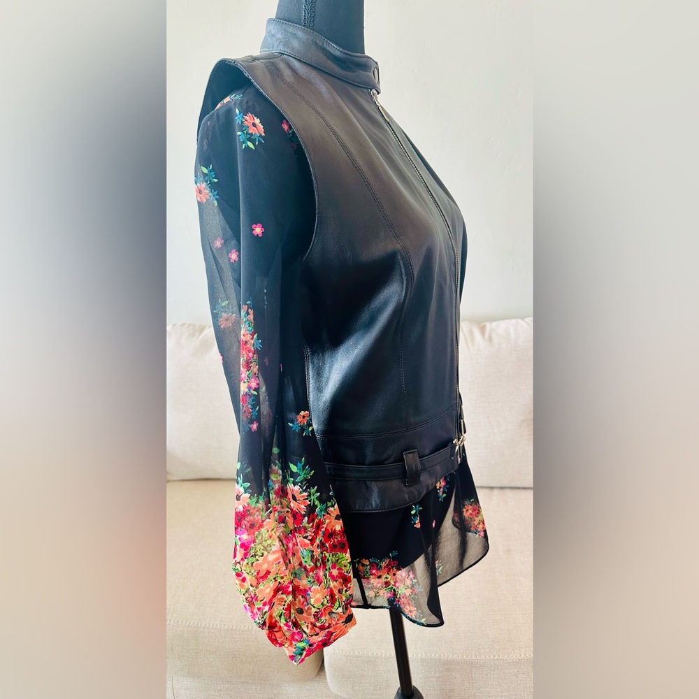 CAbi Black 100% Genuine Leather Vest - Picture 8 of 14